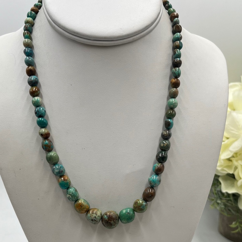 Jay King "Mine Finds" DTR‎ 925 Graduated Turquoise Beads Necklace
